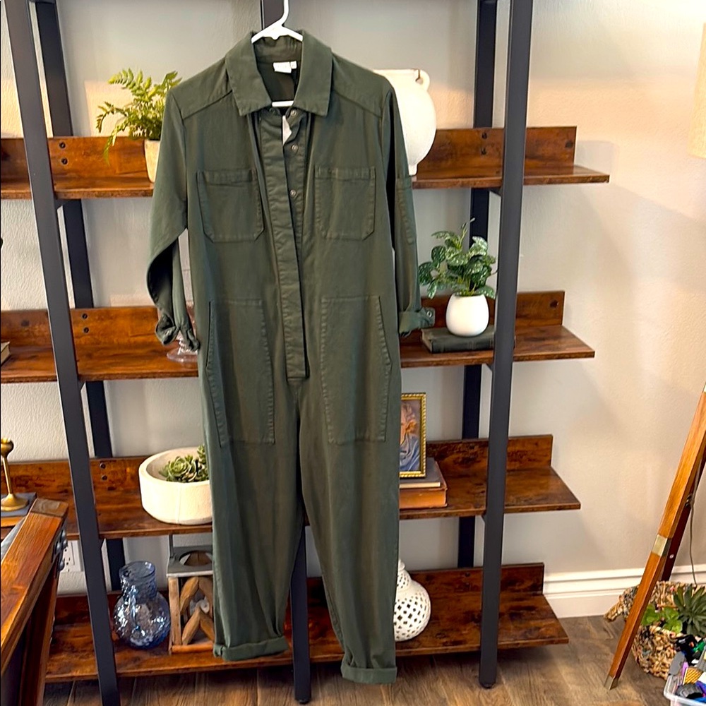 Olive Green Women's Jumpsuit